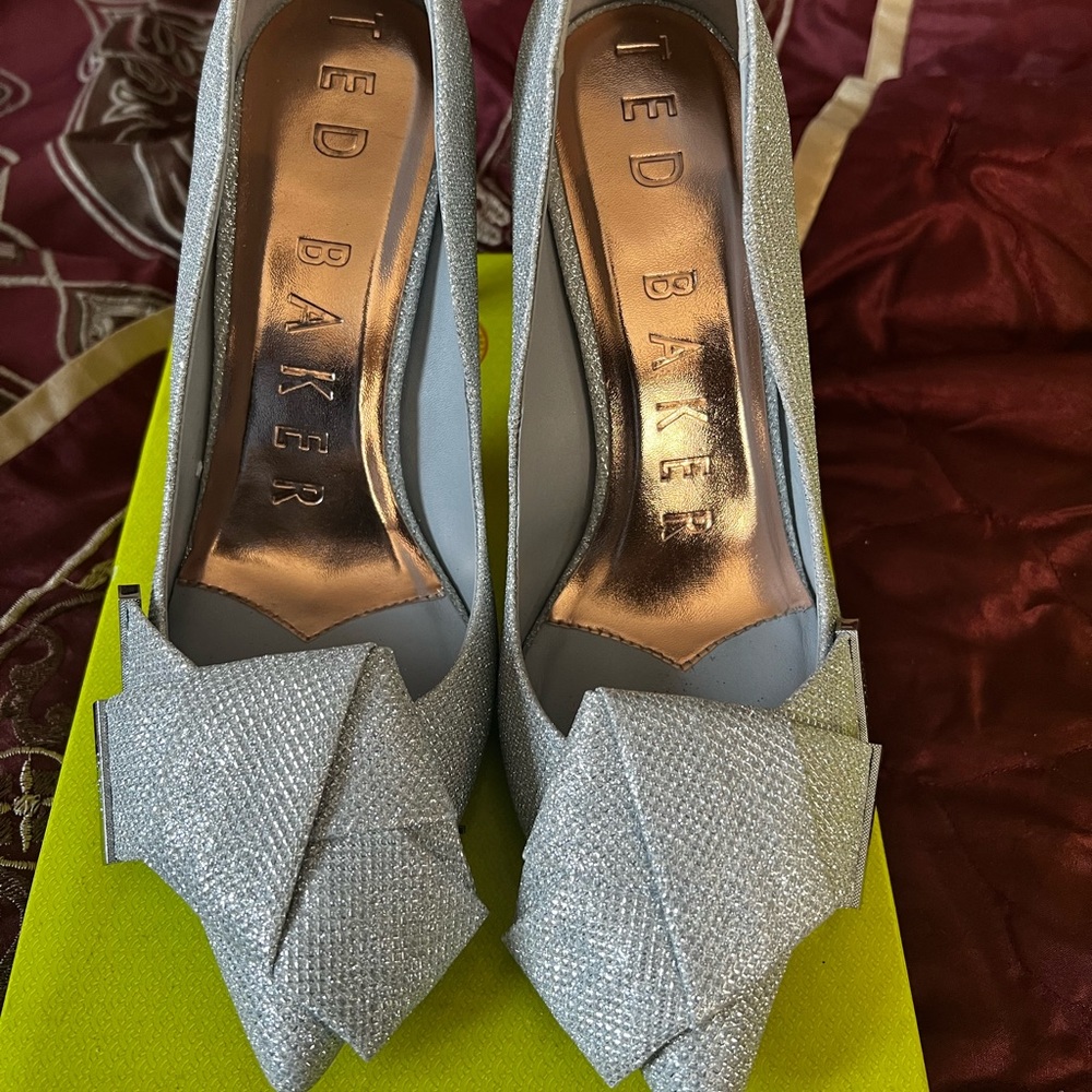Ted Baker silver heels